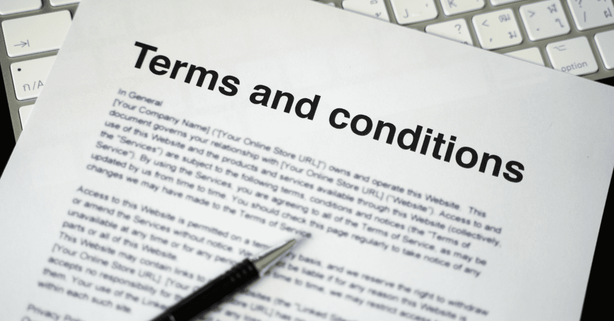 Terms and Conditions